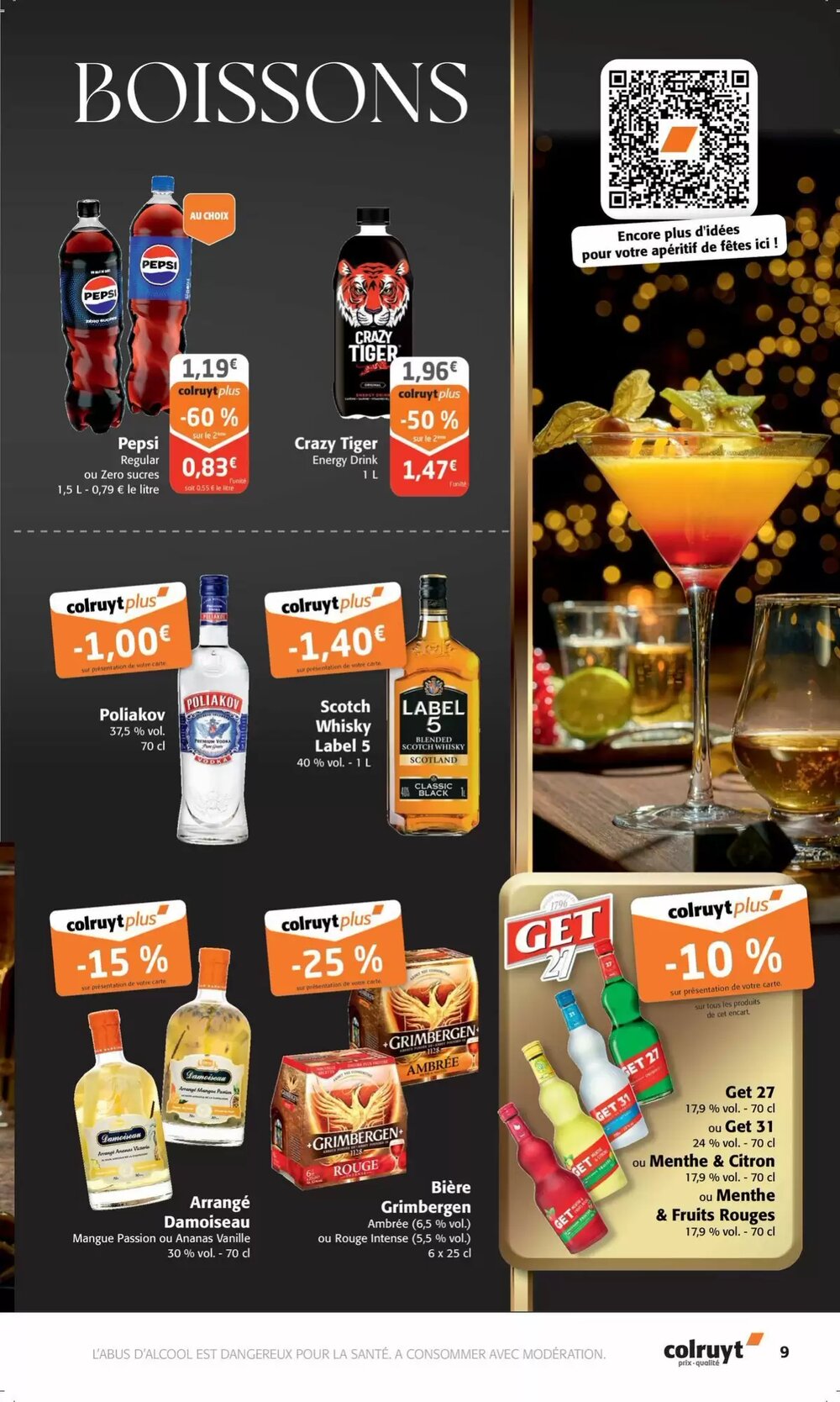 Prospectus promotionnel Colruyt valable à partir du 26/12/2025 - Page 9.