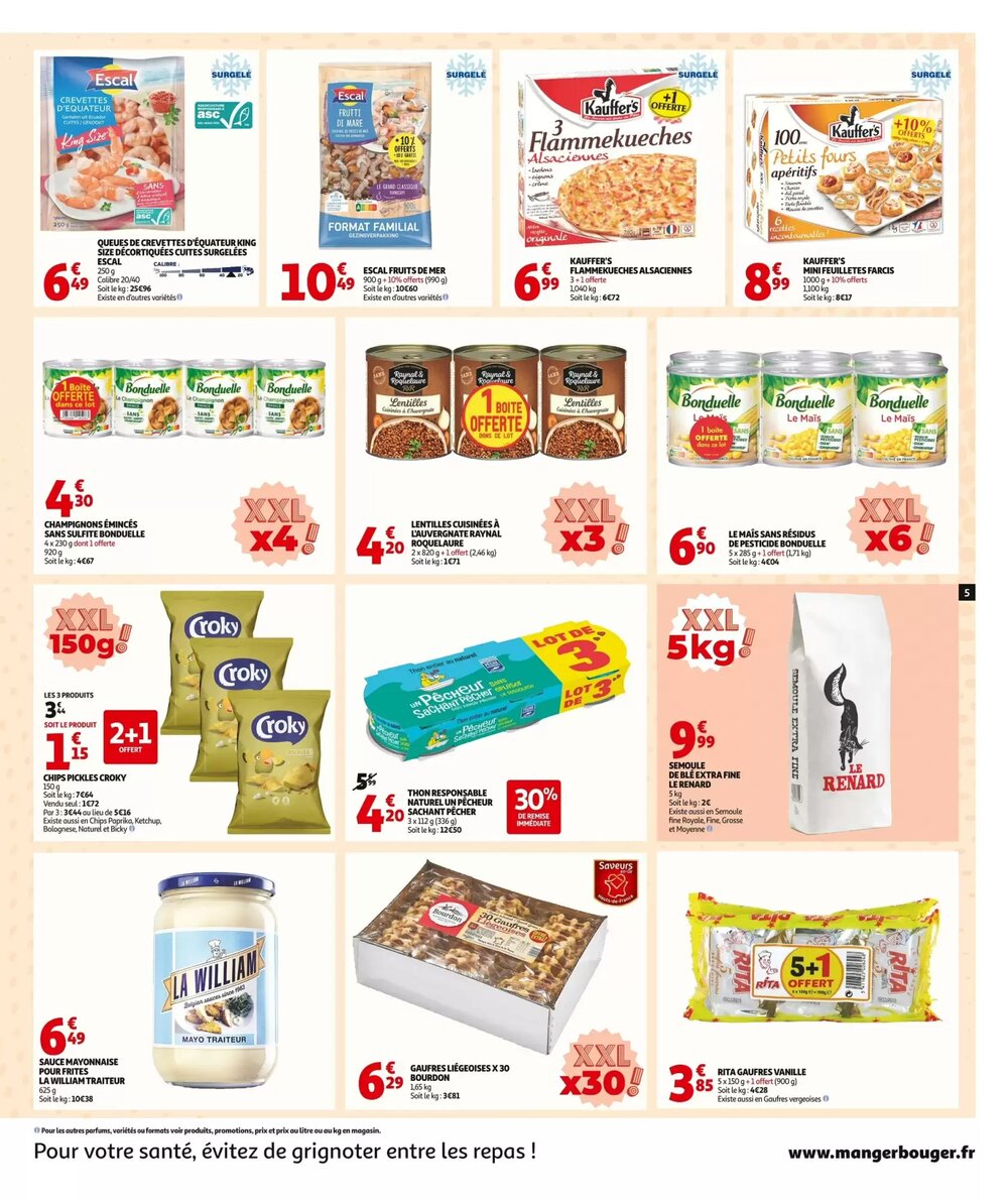 Prospectus promotionnel Auchan valable à partir du 26/12/2025 - Page 5.