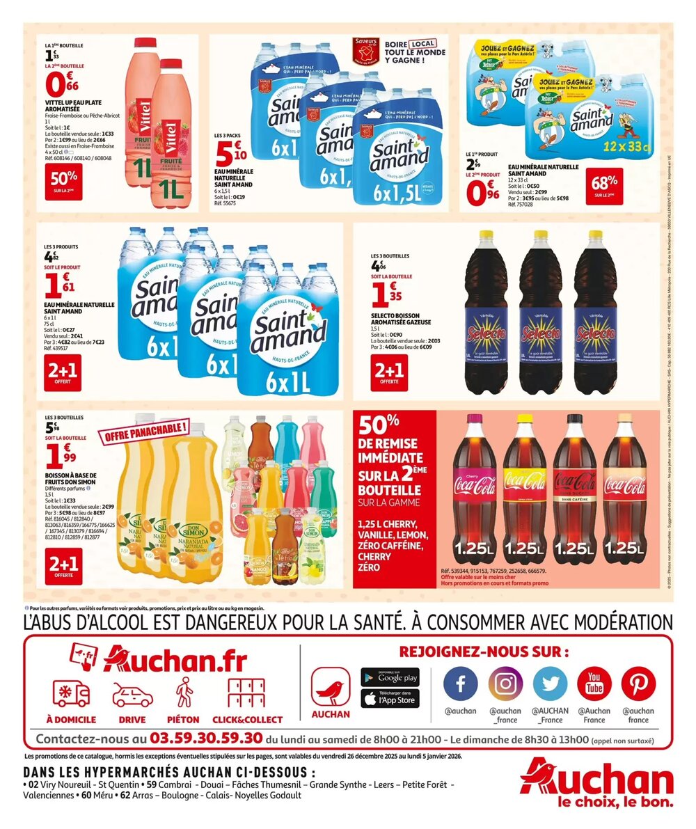 Prospectus promotionnel Auchan valable à partir du 26/12/2025 - Page 8.