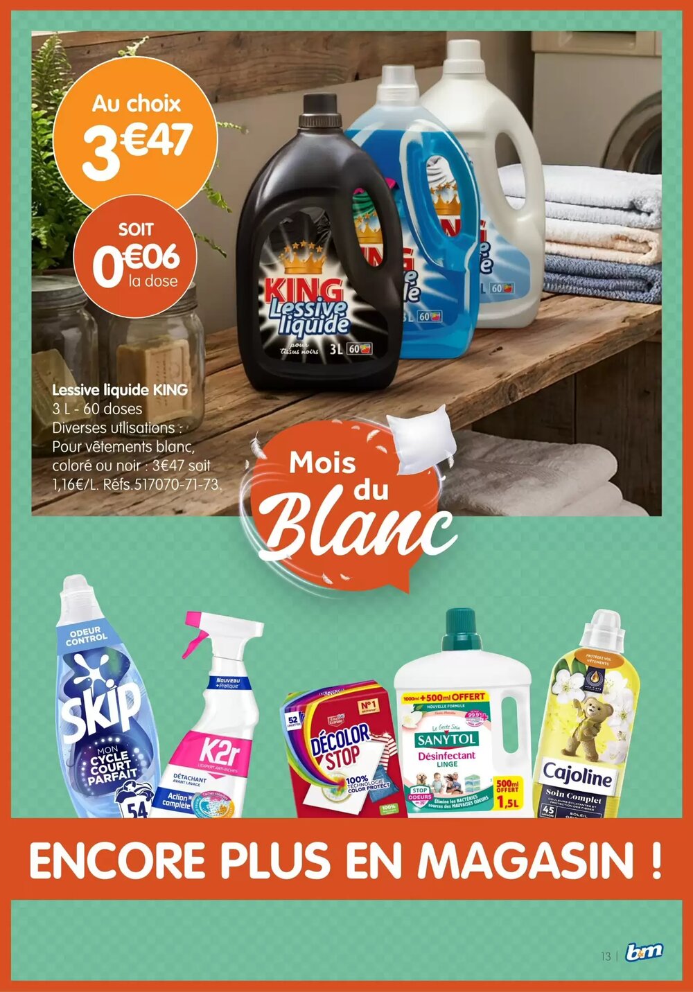 Prospectus promotionnel b&m valable à partir du 26/12/2025 - Page 13.