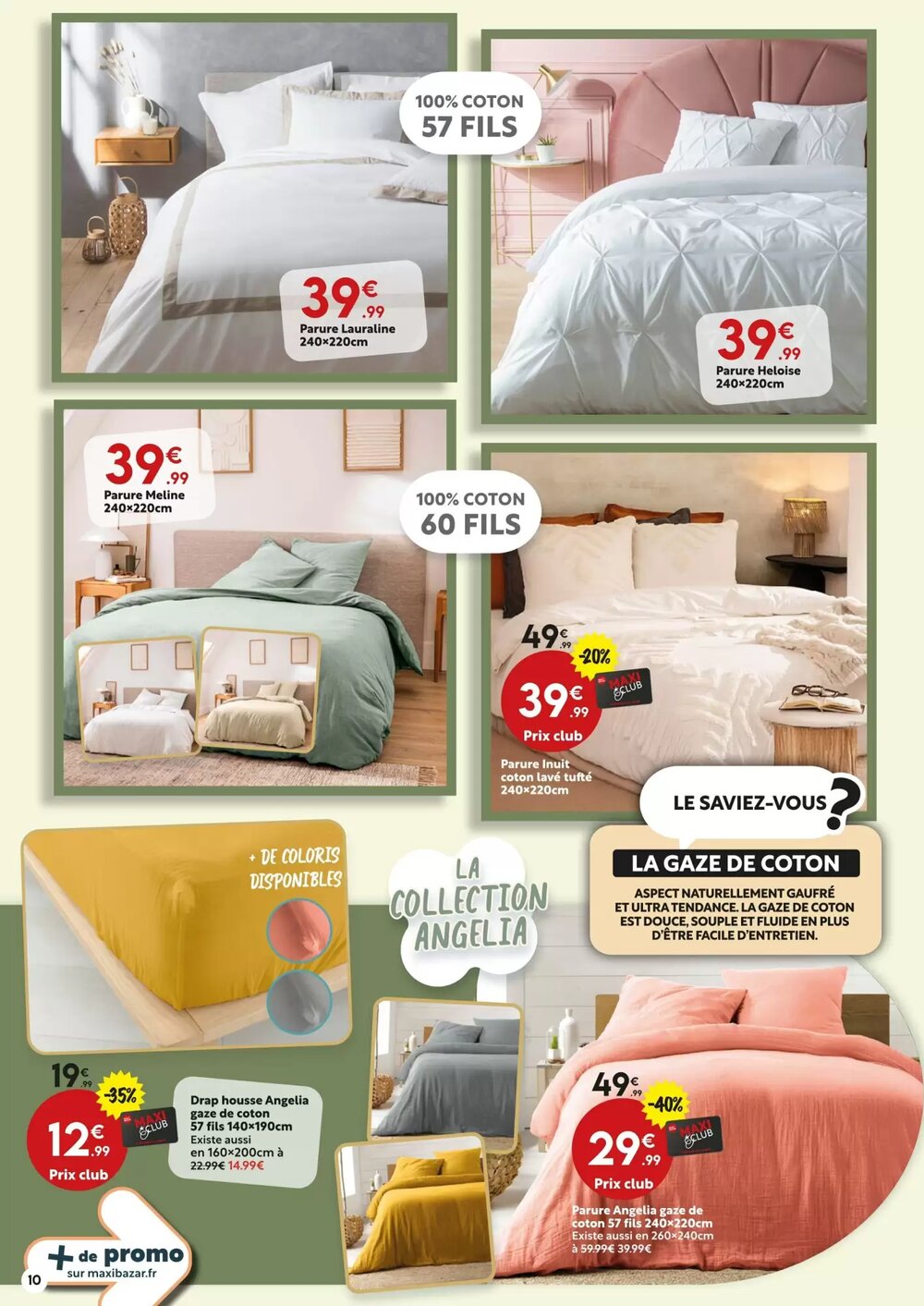 Prospectus promotionnel Maxi Bazar valable à partir du 26/12/2025 - Page 10.