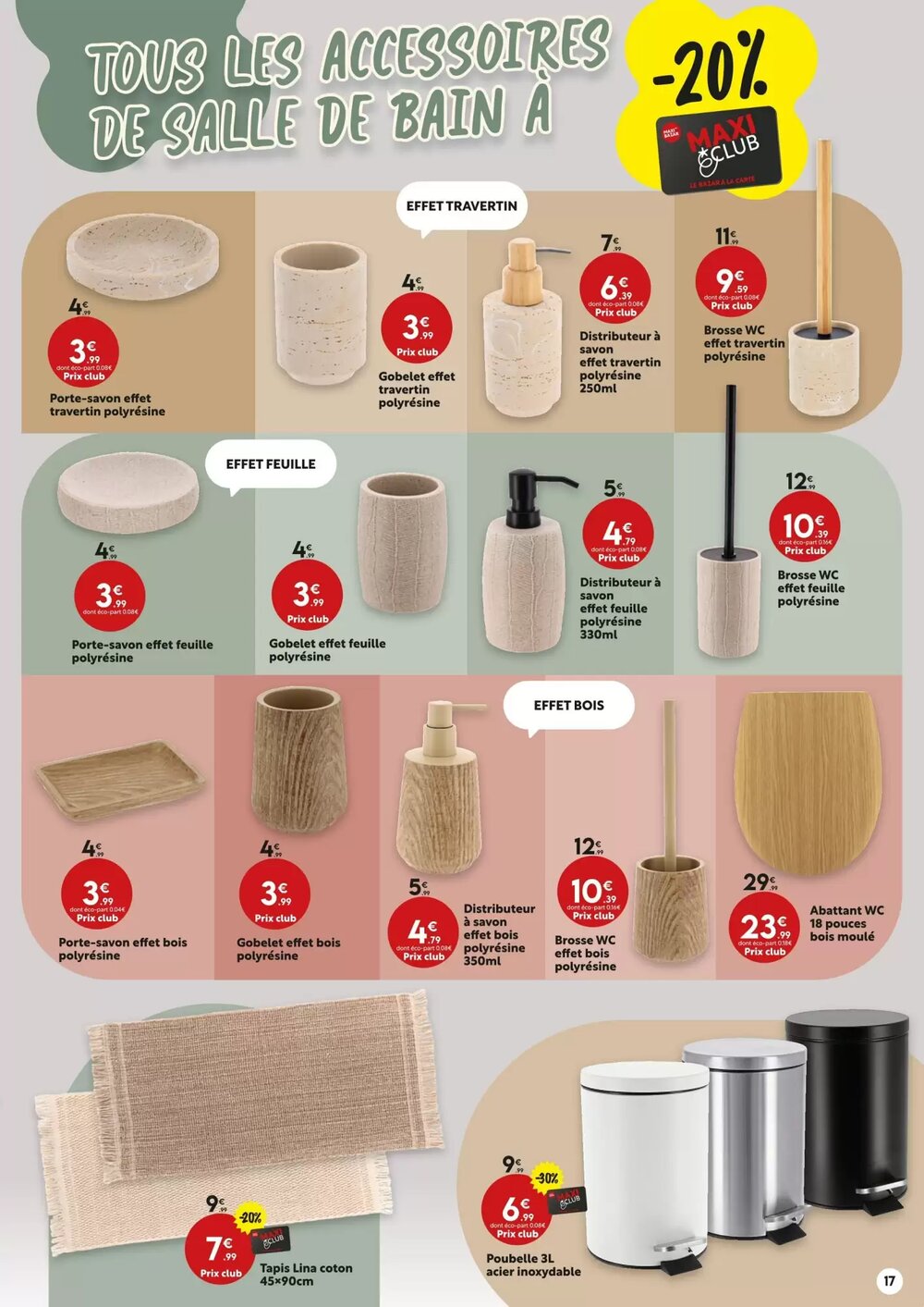 Prospectus promotionnel Maxi Bazar valable à partir du 26/12/2025 - Page 17.