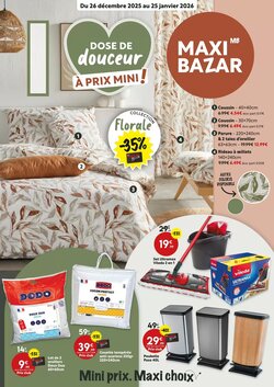 Prospectus promotionnel Maxi Bazar valable à partir du 26/12/2025