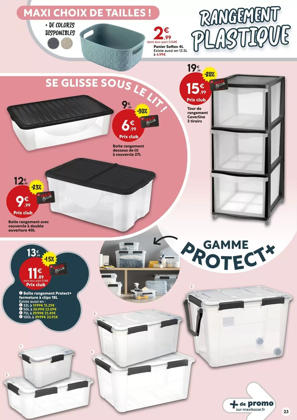 Prospectus promotionnel Maxi Bazar valable à partir du 26/12/2025 - Page 23.