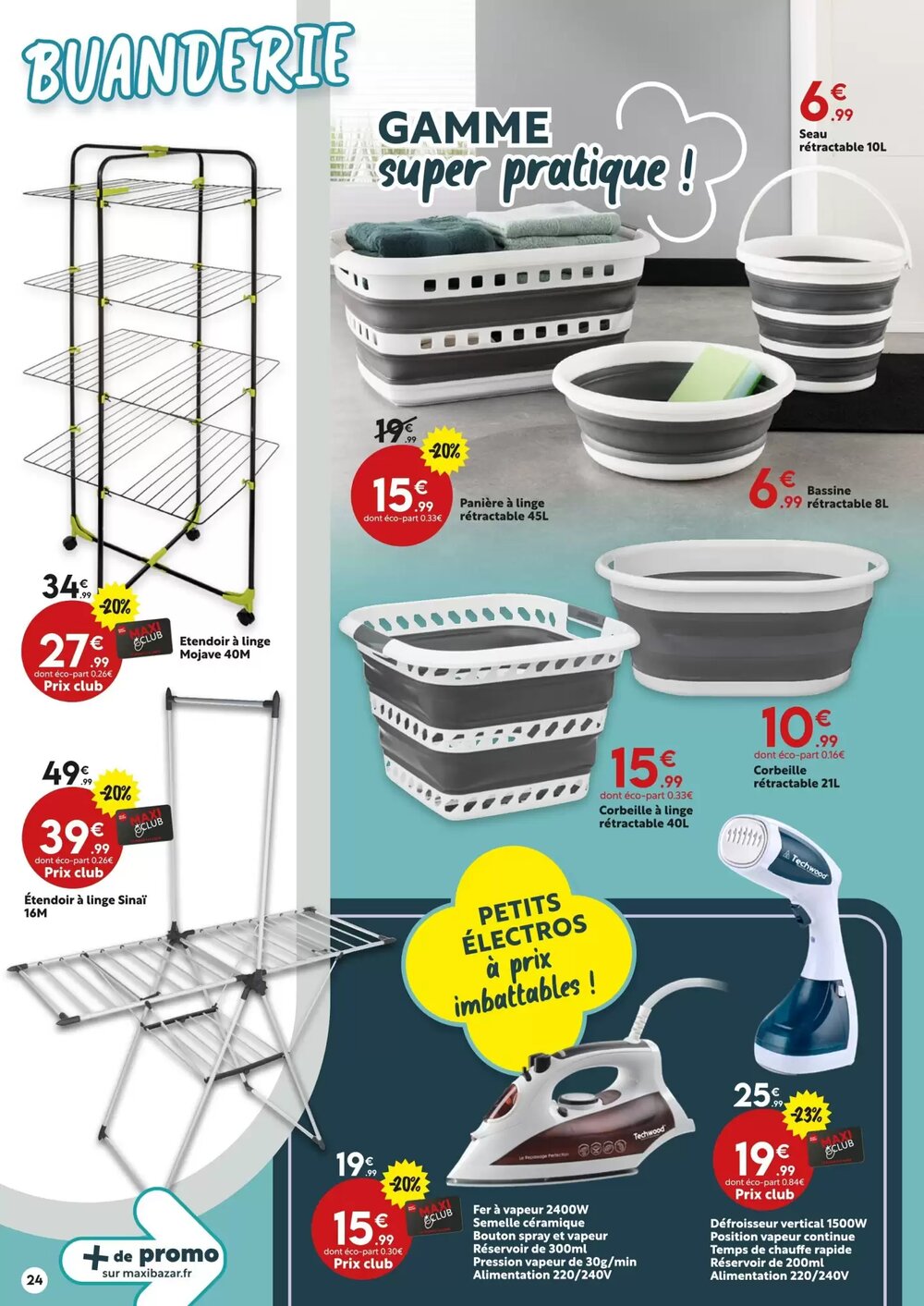 Prospectus promotionnel Maxi Bazar valable à partir du 26/12/2025 - Page 24.