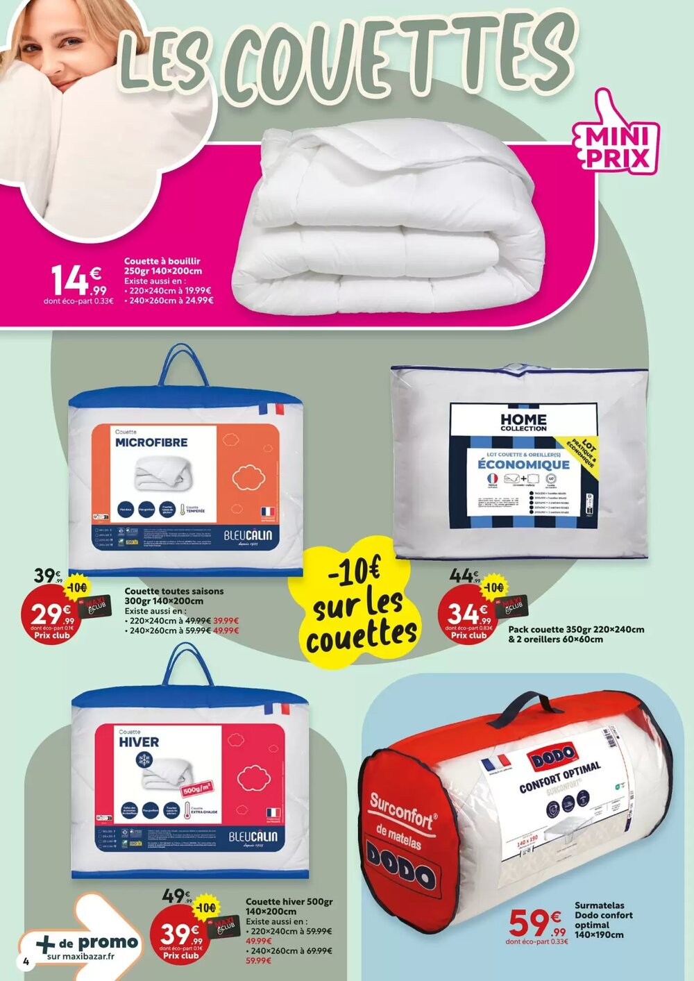 Prospectus promotionnel Maxi Bazar valable à partir du 26/12/2025 - Page 4.