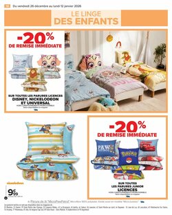 Prospectus promotionnel Carrefour valable à partir du 26/12/2025 - Page 20.
