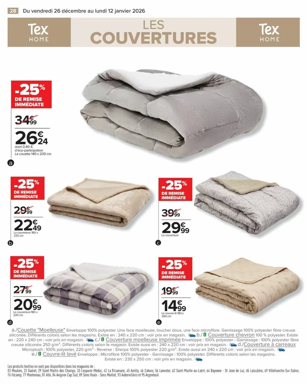 Prospectus promotionnel Carrefour valable à partir du 26/12/2025 - Page 30.