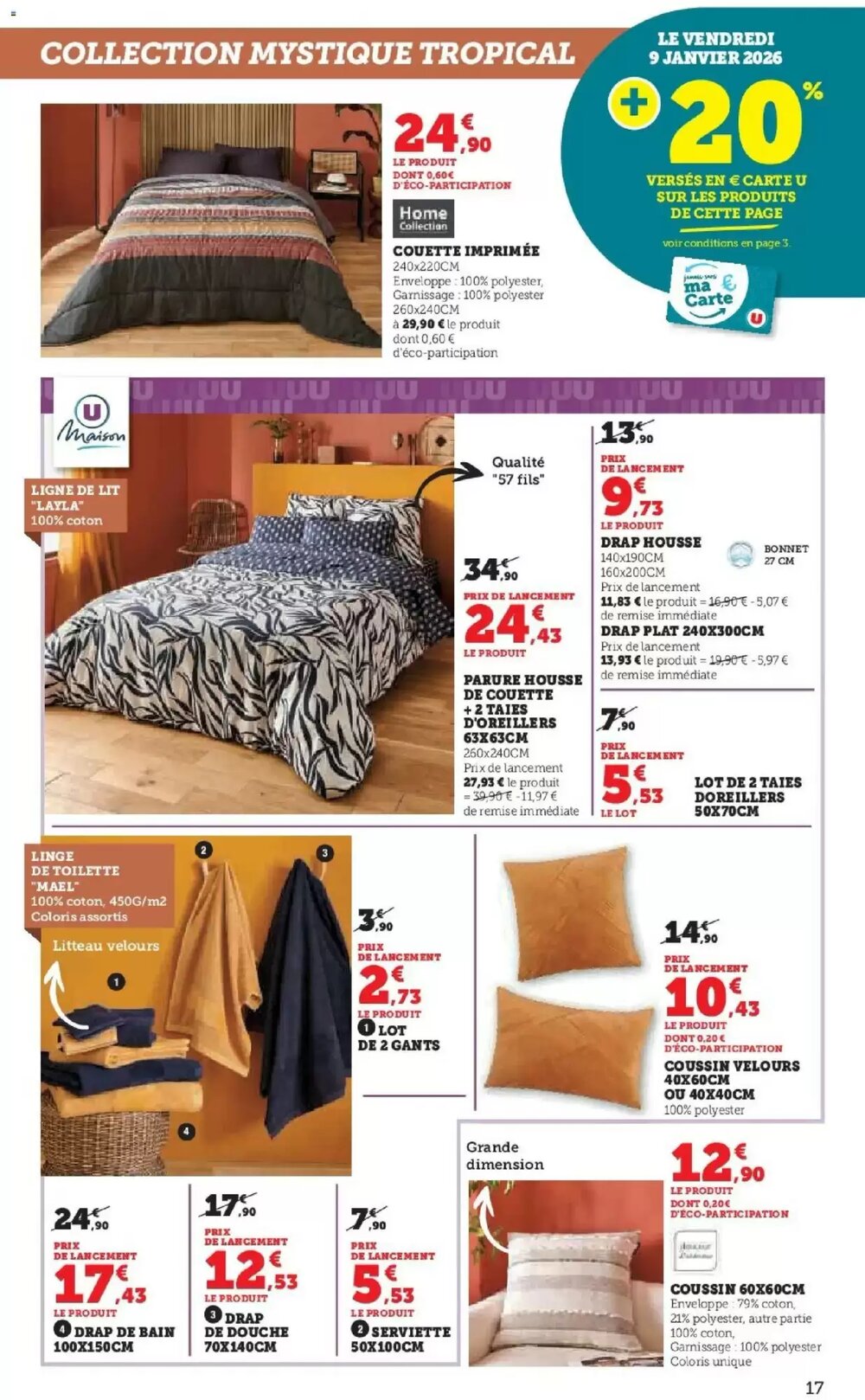 Prospectus promotionnel Hyper U valable à partir du 27/12/2025 - Page 17.