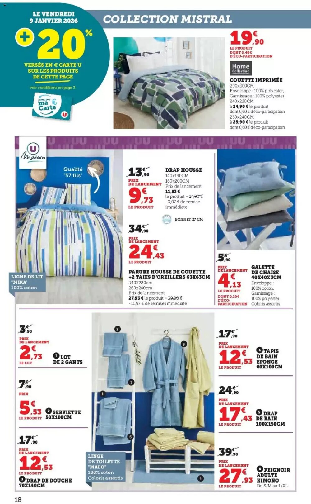 Prospectus promotionnel Hyper U valable à partir du 27/12/2025 - Page 18.