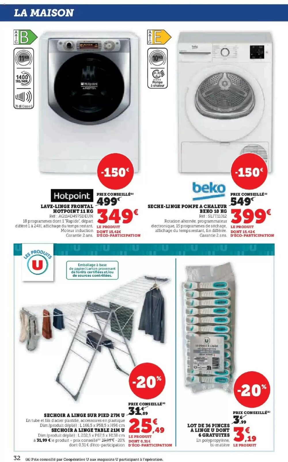 Prospectus promotionnel Hyper U valable à partir du 27/12/2025 - Page 32.