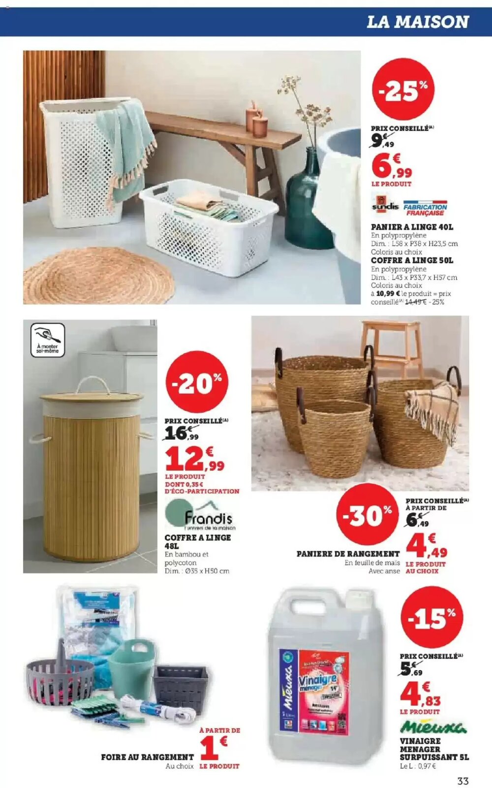 Prospectus promotionnel Hyper U valable à partir du 27/12/2025 - Page 33.