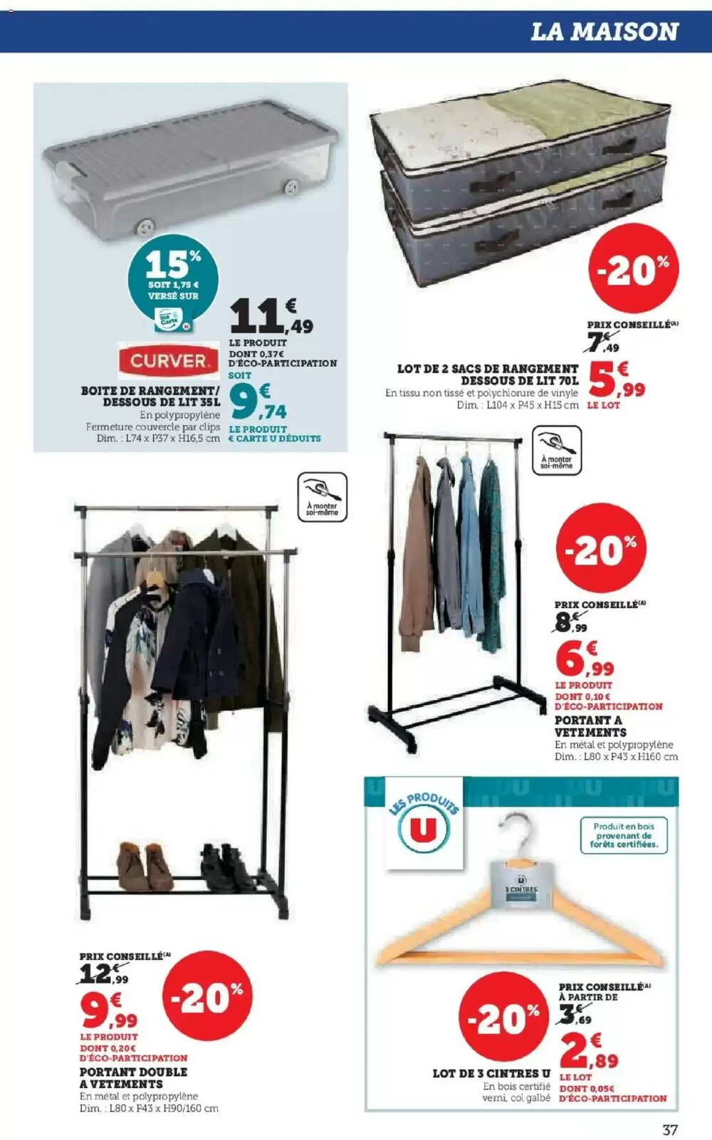 Prospectus promotionnel Hyper U valable à partir du 27/12/2025 - Page 37.