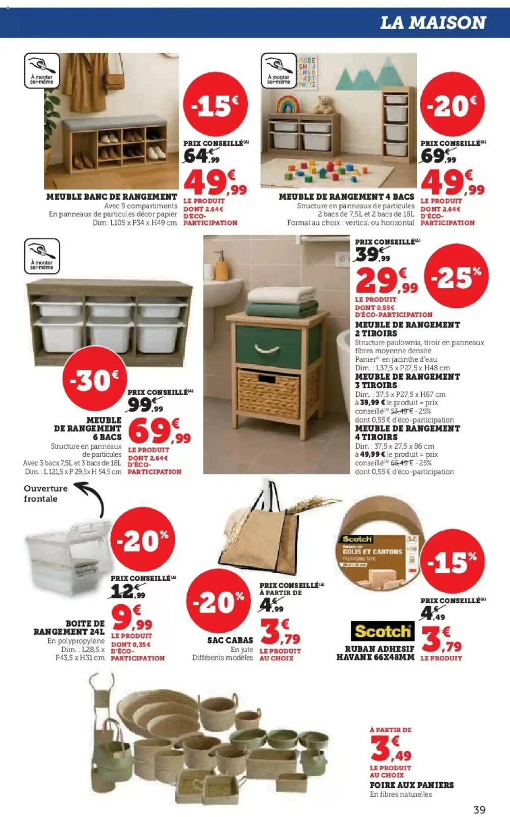 Prospectus promotionnel Hyper U valable à partir du 27/12/2025 - Page 39.