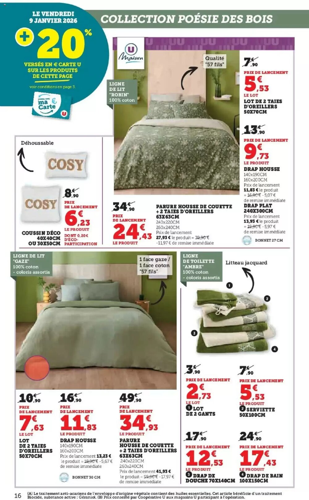 Prospectus promotionnel Super U valable à partir du 27/12/2025 - Page 16.