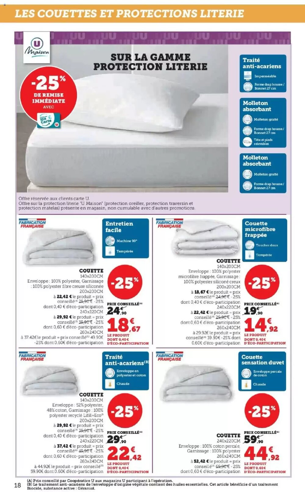 Prospectus promotionnel Super U valable à partir du 27/12/2025 - Page 18.