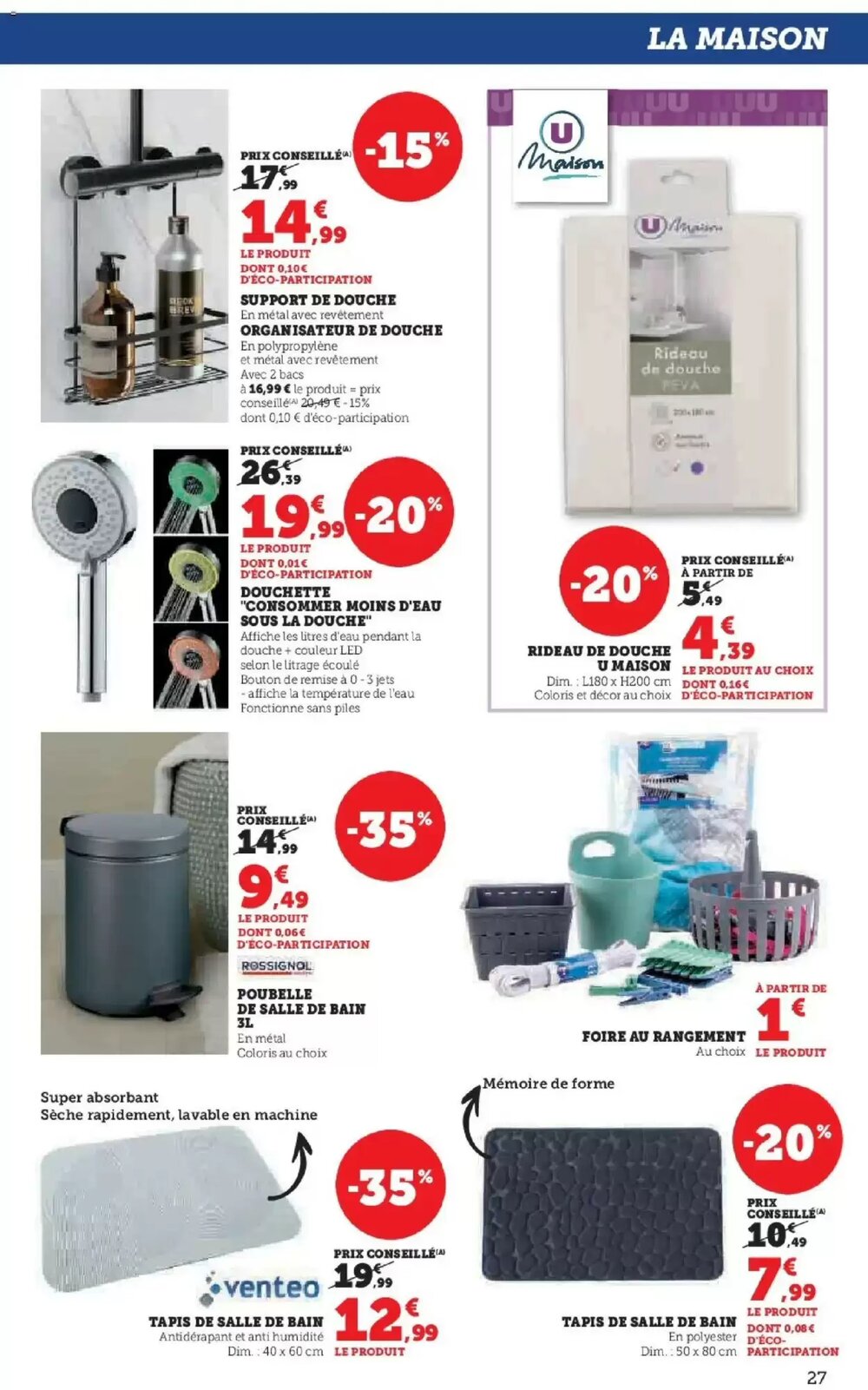 Prospectus promotionnel Super U valable à partir du 27/12/2025 - Page 27.