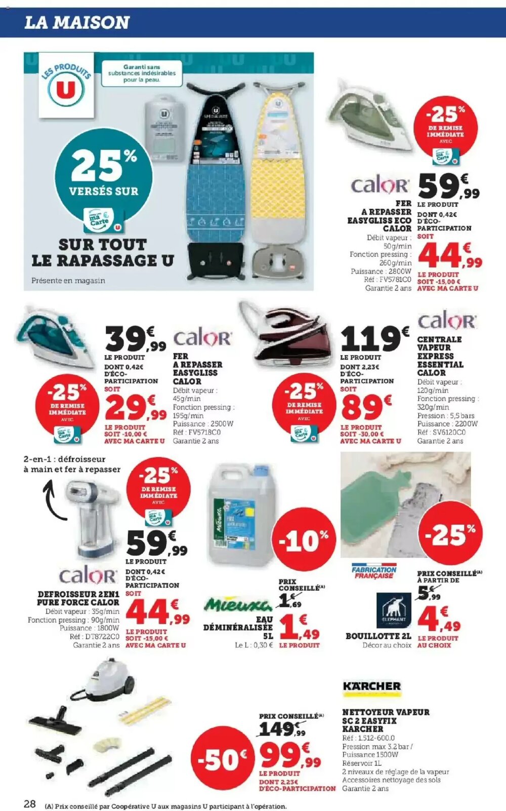 Prospectus promotionnel Super U valable à partir du 27/12/2025 - Page 28.