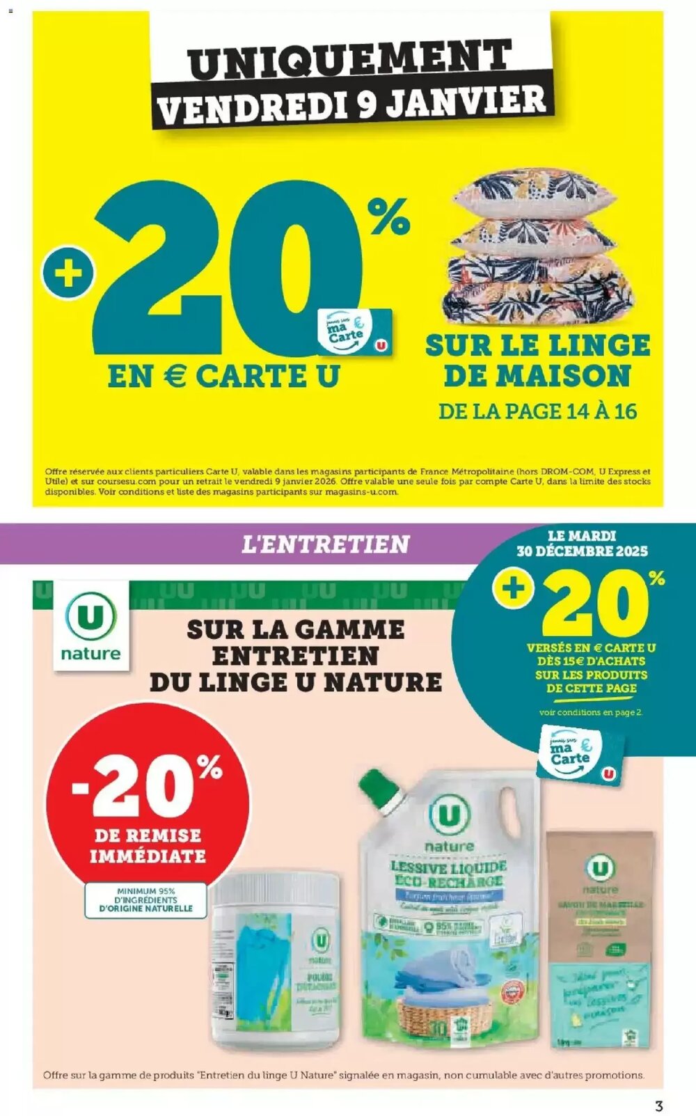 Prospectus promotionnel Super U valable à partir du 27/12/2025 - Page 3.