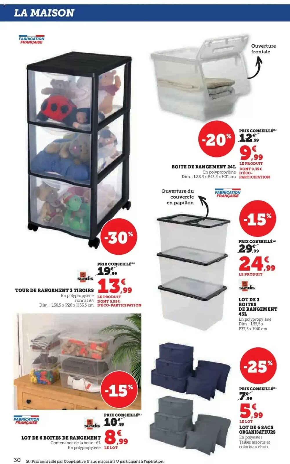 Prospectus promotionnel Super U valable à partir du 27/12/2025 - Page 30.