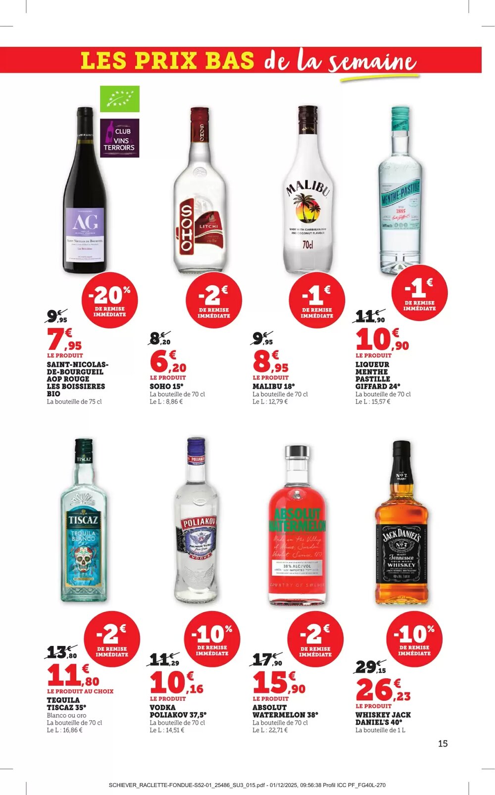 Prospectus promotionnel Bi1 valable à partir du 27/12/2025 - Page 15.