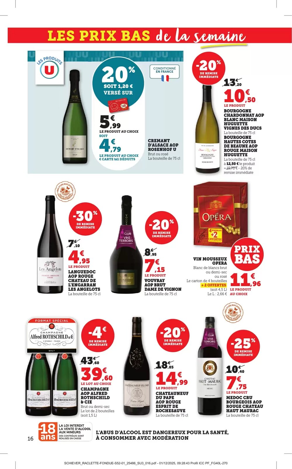 Prospectus promotionnel Bi1 valable à partir du 27/12/2025 - Page 16.