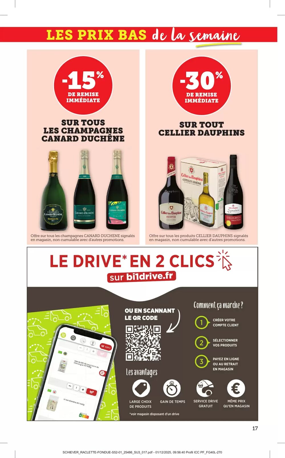 Prospectus promotionnel Bi1 valable à partir du 27/12/2025 - Page 17.