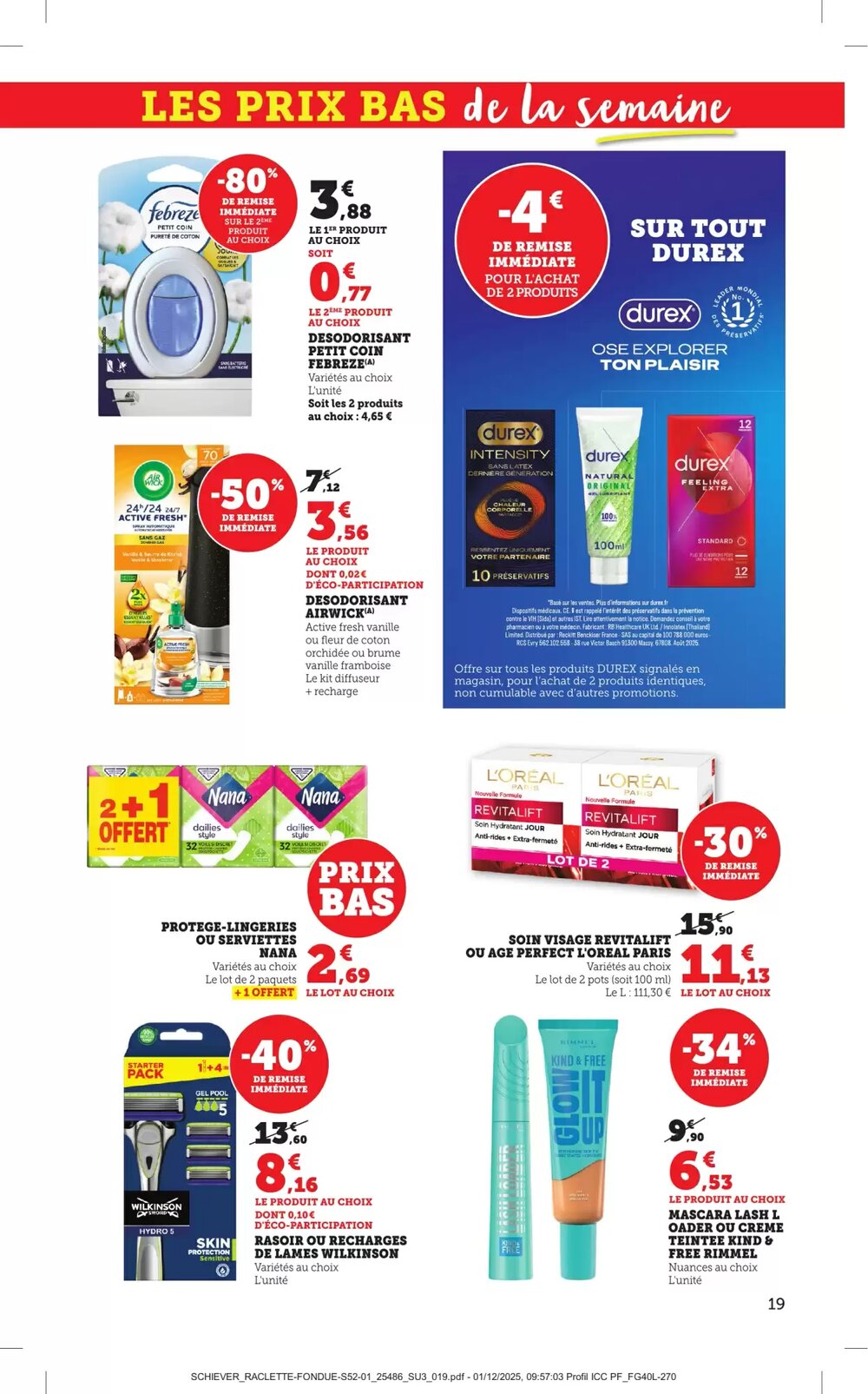 Prospectus promotionnel Bi1 valable à partir du 27/12/2025 - Page 19.