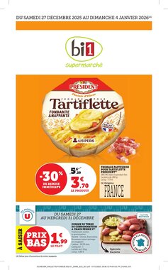 Prospectus promotionnel Bi1 valable à partir du 27/12/2025