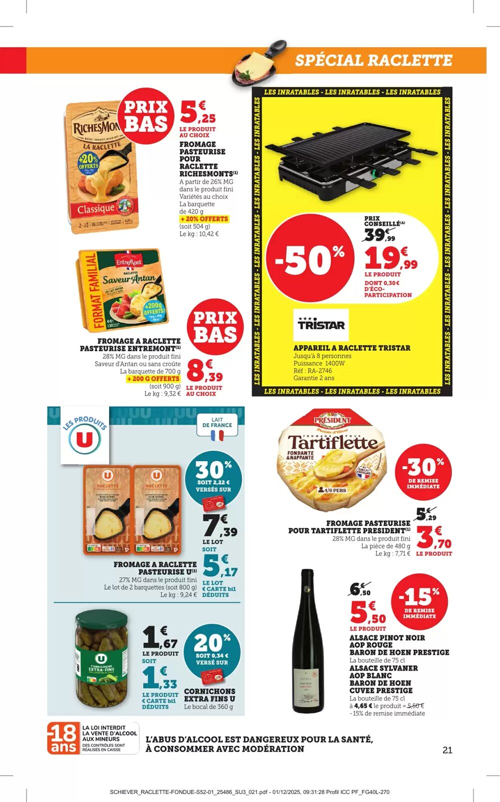 Prospectus promotionnel Bi1 valable à partir du 27/12/2025 - Page 21.