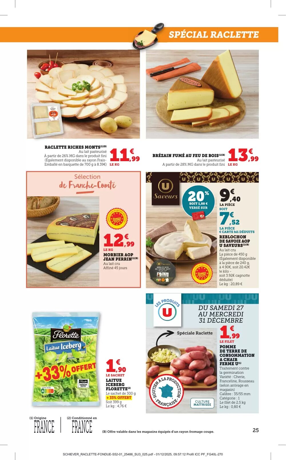 Prospectus promotionnel Bi1 valable à partir du 27/12/2025 - Page 25.