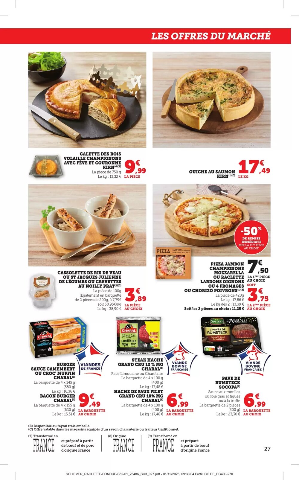 Prospectus promotionnel Bi1 valable à partir du 27/12/2025 - Page 27.