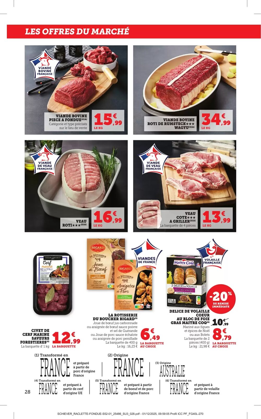 Prospectus promotionnel Bi1 valable à partir du 27/12/2025 - Page 28.