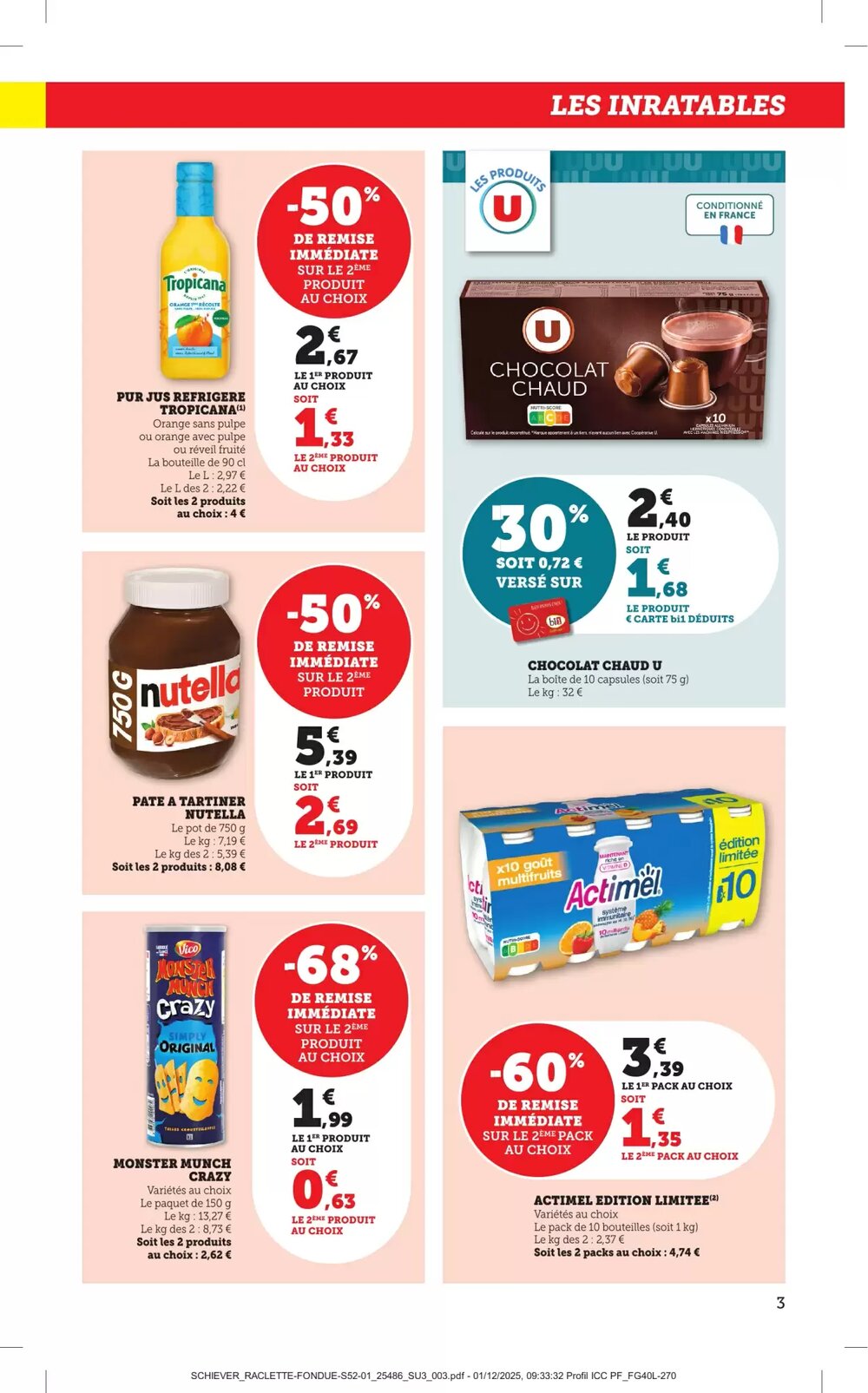 Prospectus promotionnel Bi1 valable à partir du 27/12/2025 - Page 3.