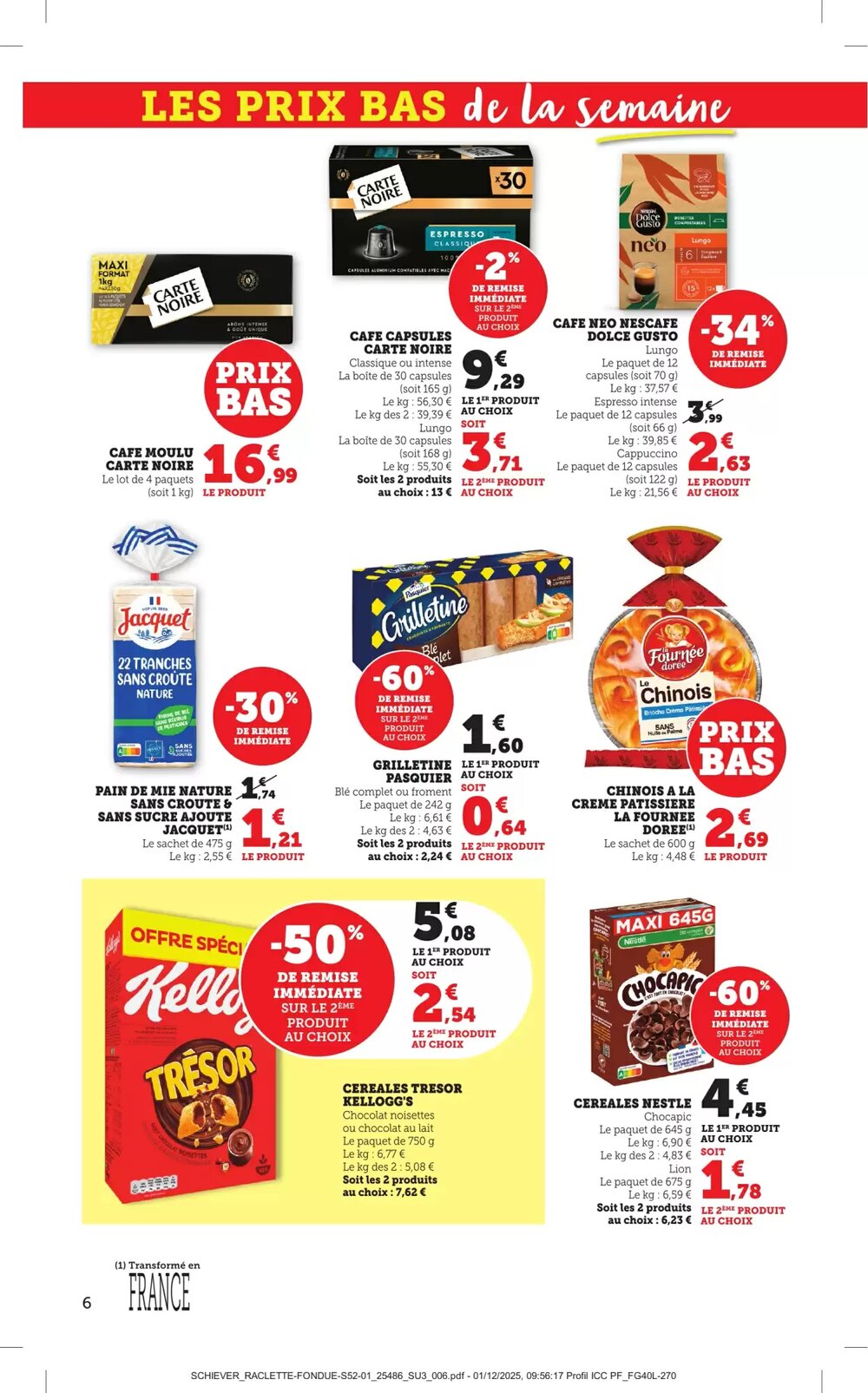 Prospectus promotionnel Bi1 valable à partir du 27/12/2025 - Page 6.