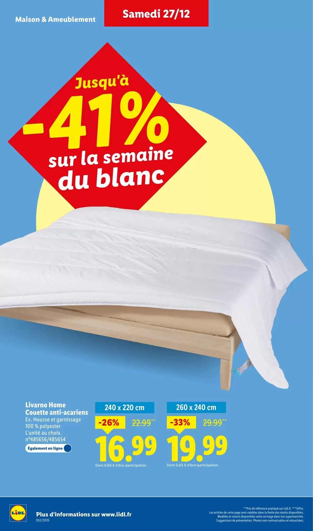 Prospectus promotionnel Lidl valable à partir du 27/12/2025 - Page 2.