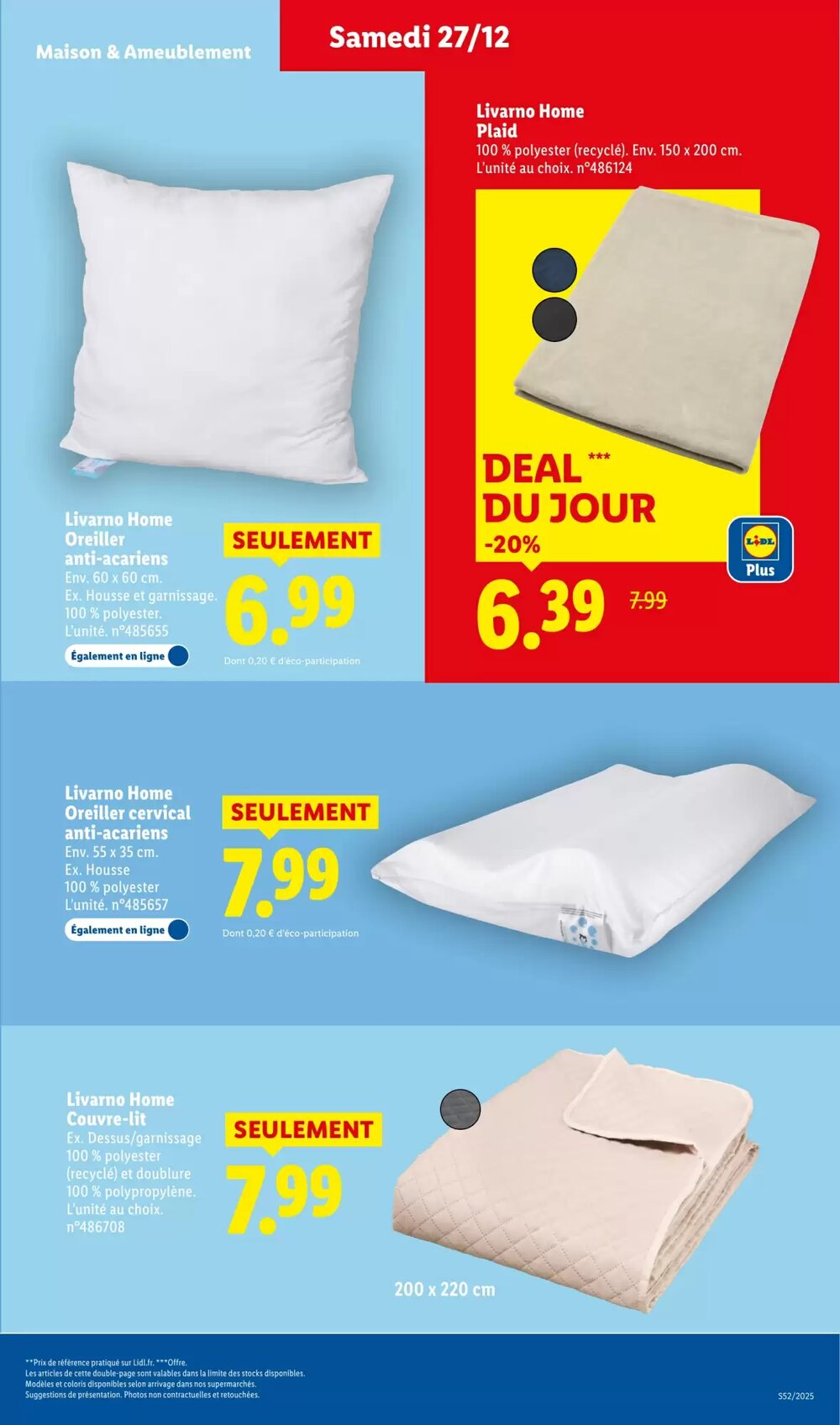 Prospectus promotionnel Lidl valable à partir du 27/12/2025 - Page 3.