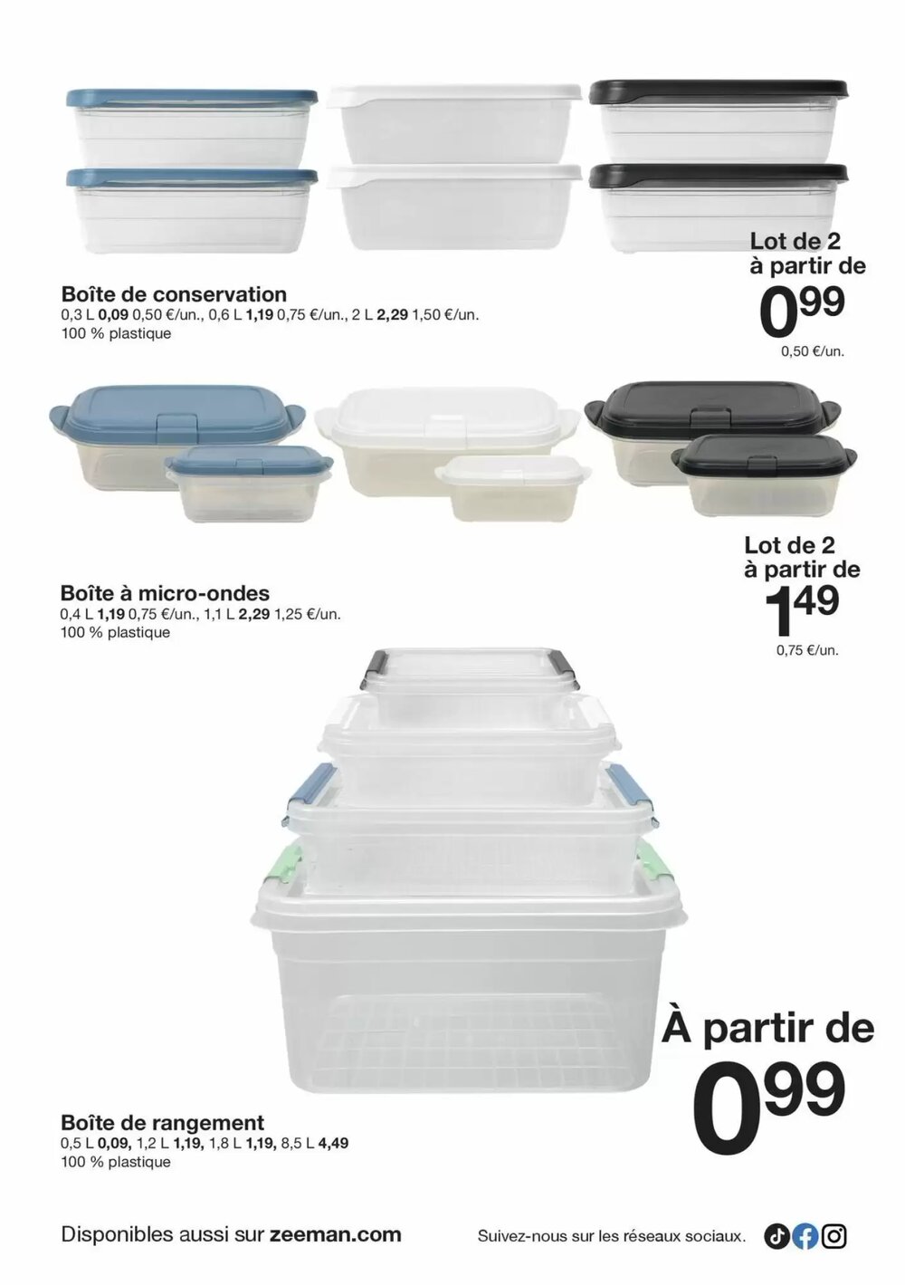 Prospectus promotionnel Zeeman valable à partir du 27/12/2025 - Page 10.