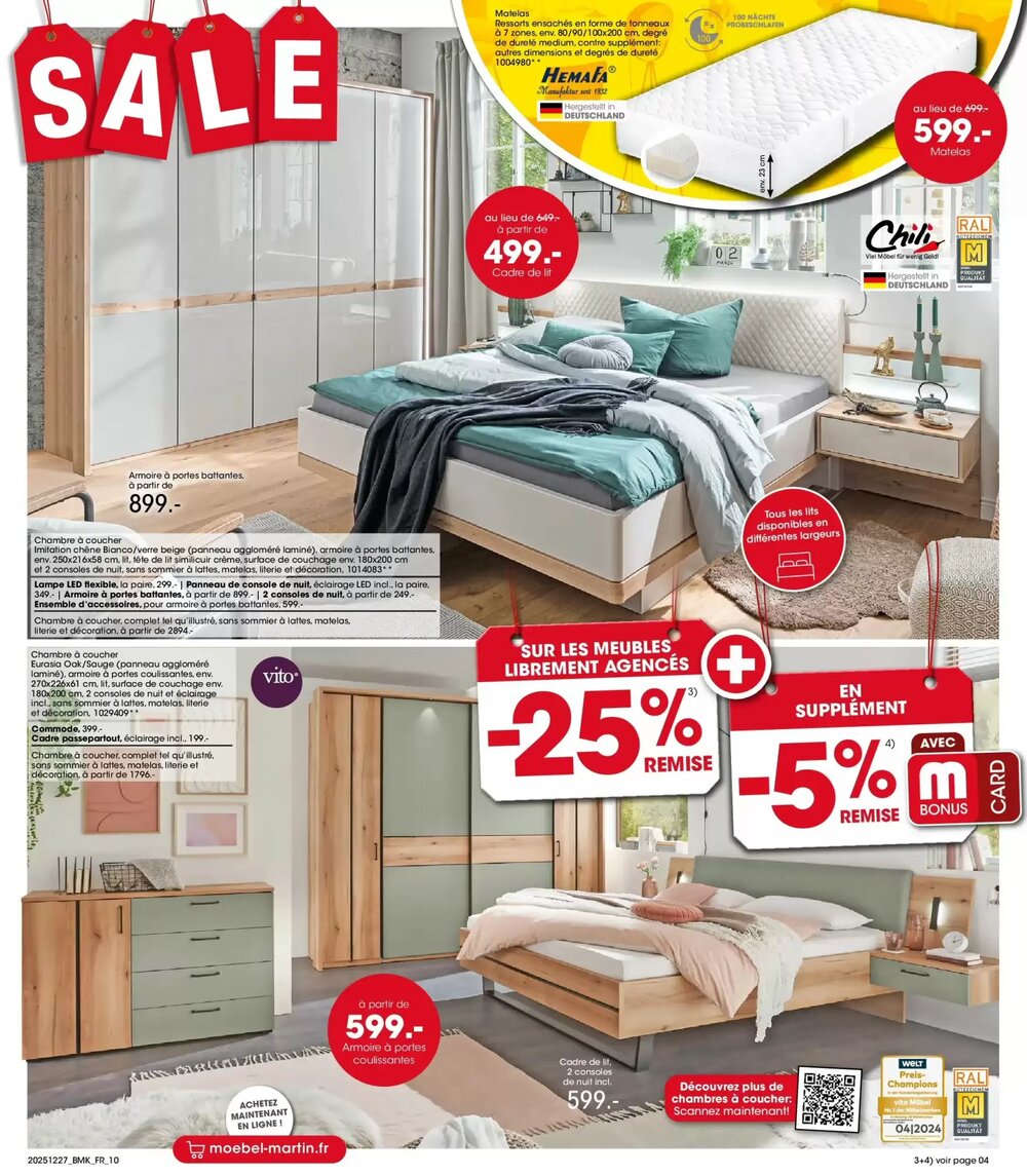 Prospectus promotionnel Möbel Martin valable à partir du 27/12/2025 - Page 10.