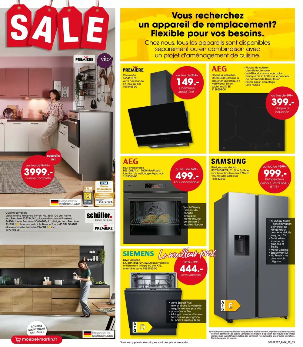 Prospectus promotionnel Möbel Martin valable à partir du 27/12/2025 - Page 3.