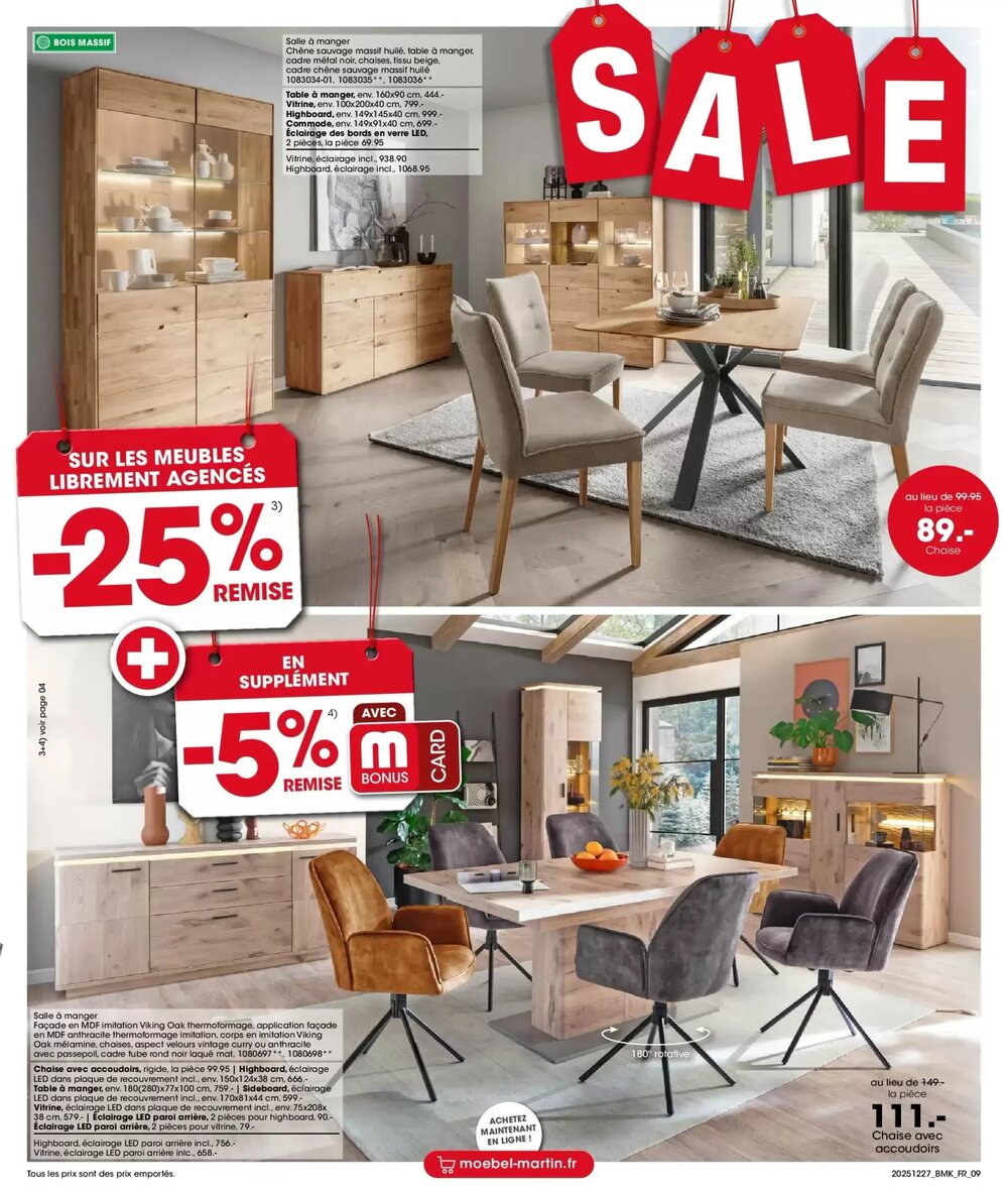 Prospectus promotionnel Möbel Martin valable à partir du 27/12/2025 - Page 9.
