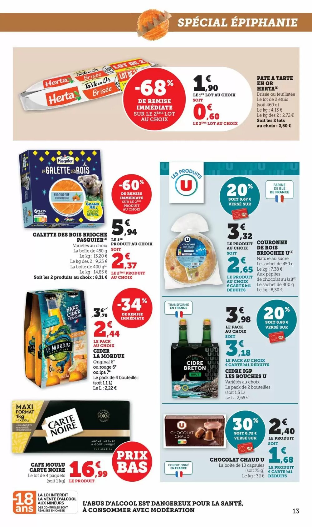 Prospectus promotionnel Bi1 valable à partir du 27/12/2025 - Page 13.