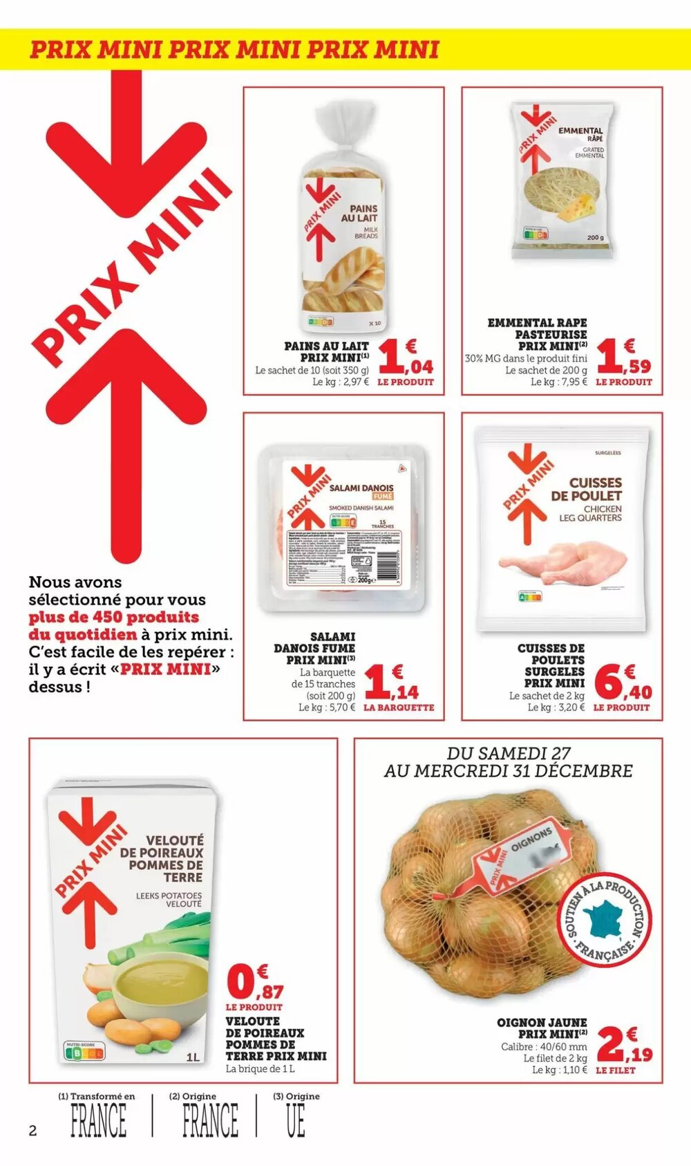 Prospectus promotionnel Bi1 valable à partir du 27/12/2025 - Page 2.