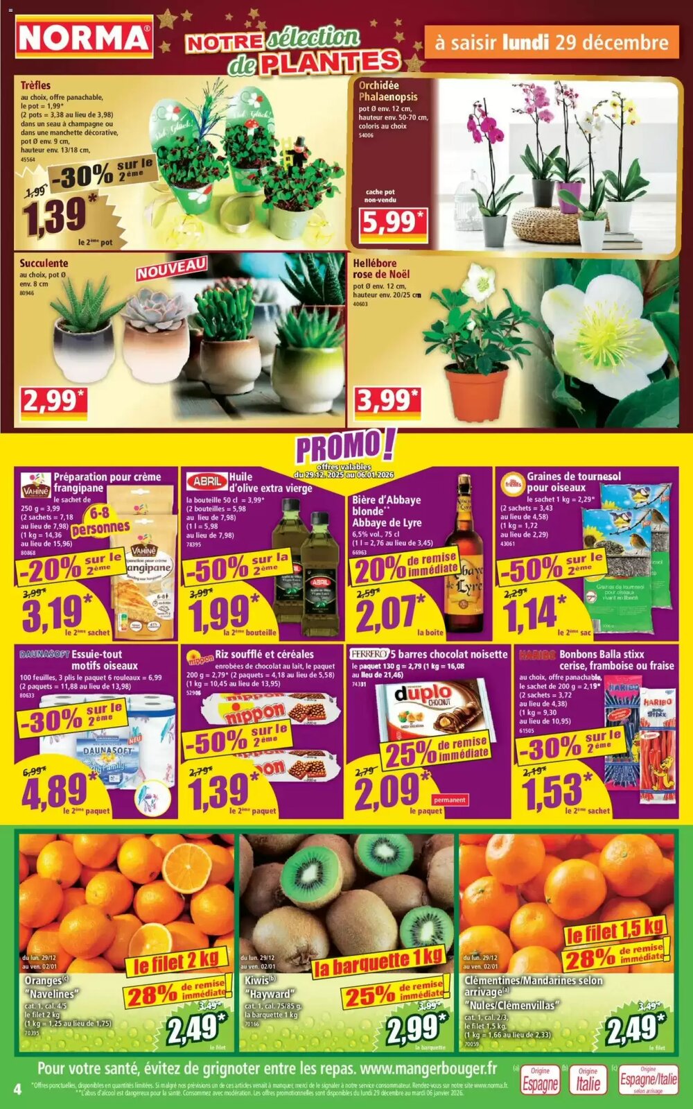 Prospectus promotionnel Norma valable à partir du 29/12/2025 - Page 4.