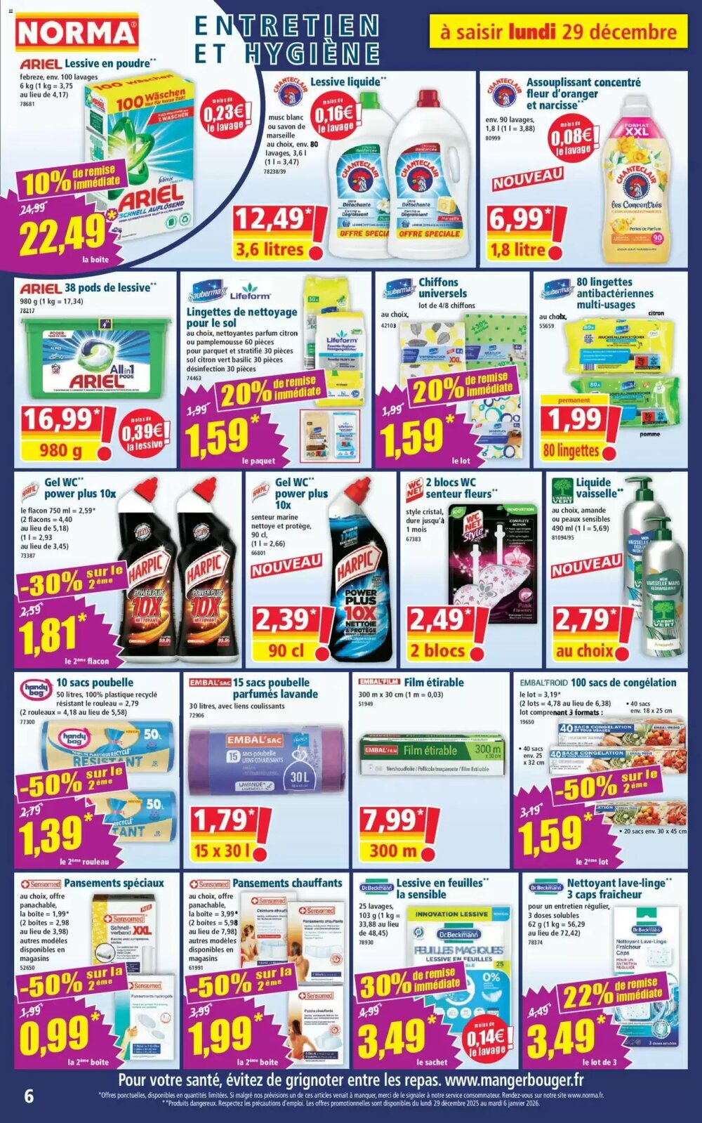 Prospectus promotionnel Norma valable à partir du 29/12/2025 - Page 6.