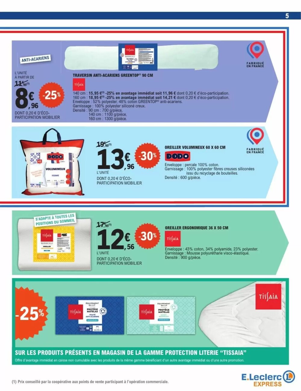Prospectus promotionnel E.Leclerc Express valable à partir du 29/12/2025 - Page 5.