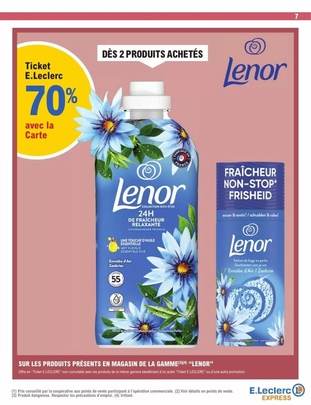 Prospectus promotionnel E.Leclerc Express valable à partir du 29/12/2025 - Page 7.