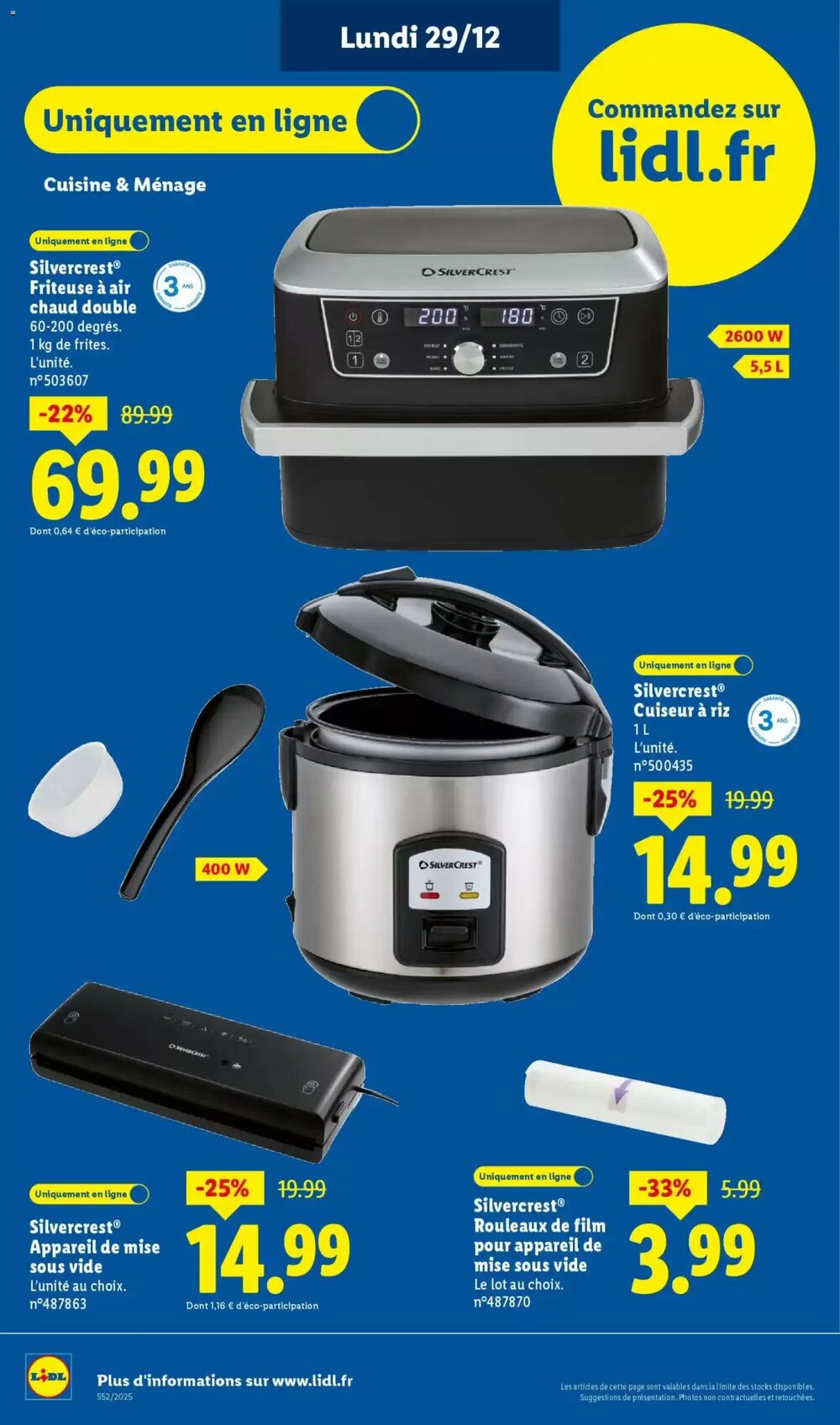 Prospectus promotionnel Lidl valable à partir du 29/12/2025 - Page 6.