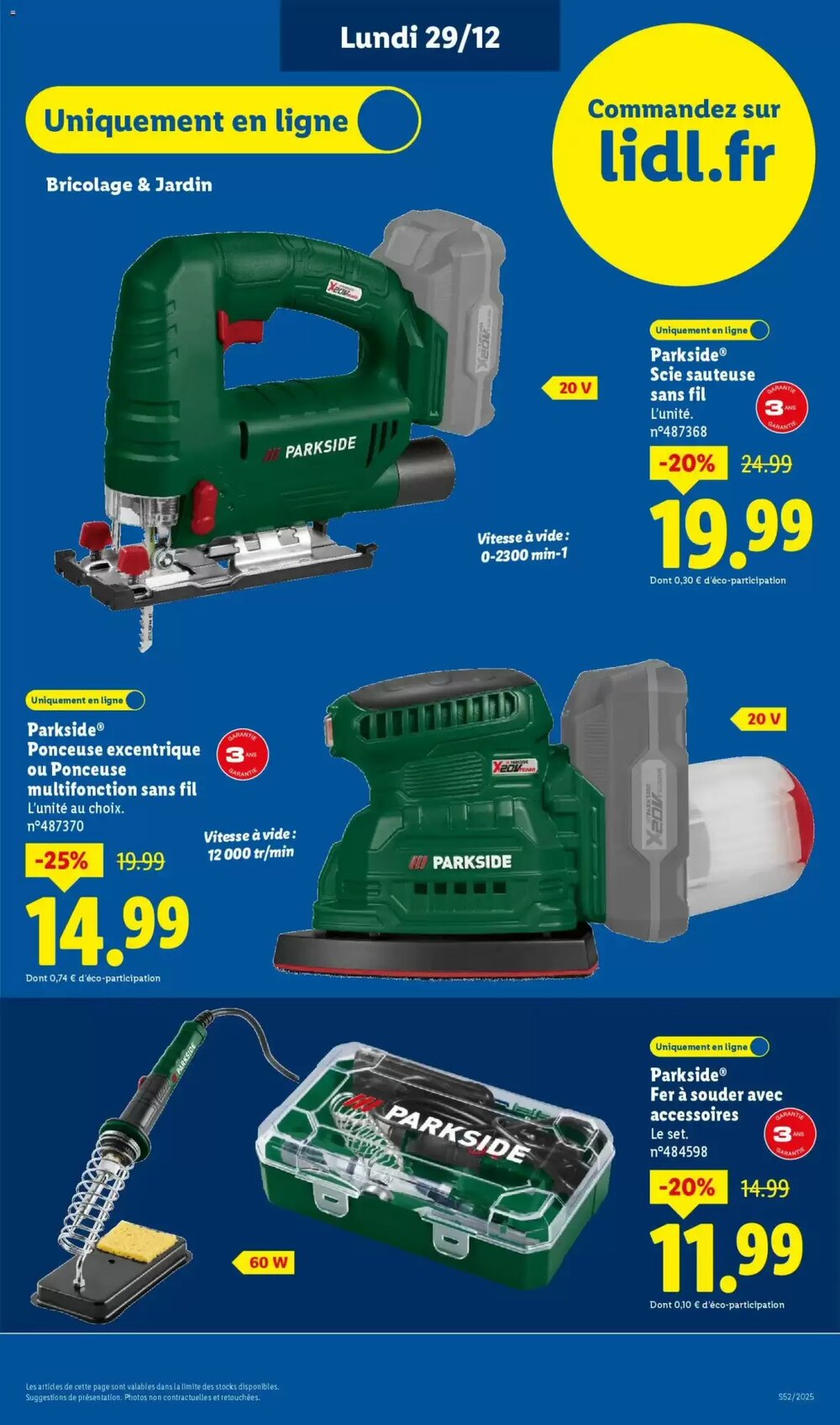 Prospectus promotionnel Lidl valable à partir du 29/12/2025 - Page 9.