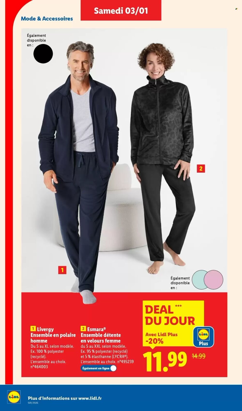 Prospectus promotionnel Lidl valable à partir du 29/12/2025 - Page 18.